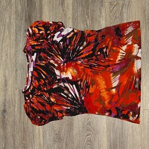 Worthington wild print top sz PS